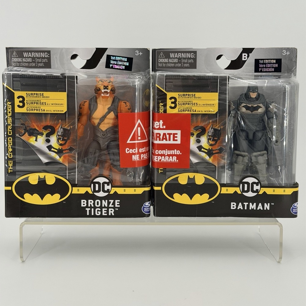 Spin Master - 4-inch Batman and Bronze Tiger Action Figures (BBSM20128363)